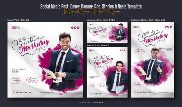Download Business Social Media Templates - Social media Collection