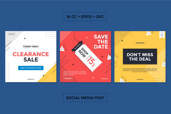 Download Social Media Square Template - Social media Collection