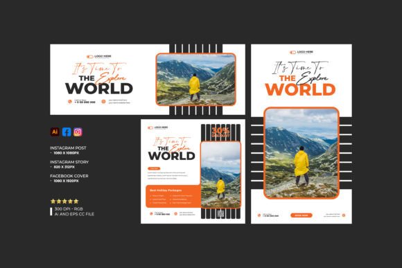Download Travel Social Media Banner Template - Social media Collection