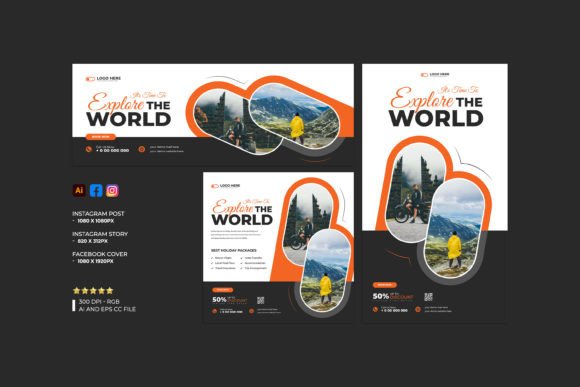 Download Travel Social Media Banner Template - Social media Collection