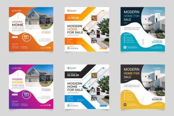 Download Real Estate Social Media Bundle - Social media Collection