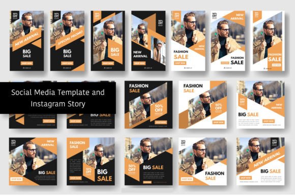 Download Social Media and Instagram Story Set - Social media Collection