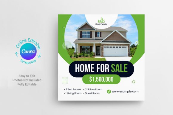 Download Canva Real Estate Social Media Post - Social media Collection