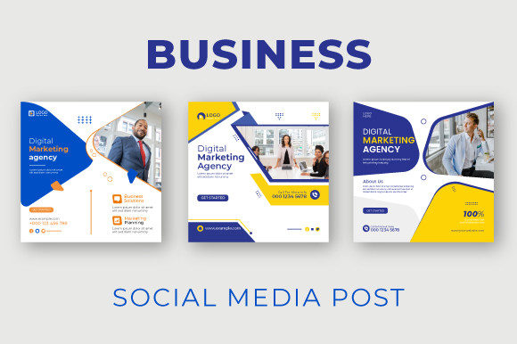 Download Business Social Media Bundle New Design - Social media Collection
