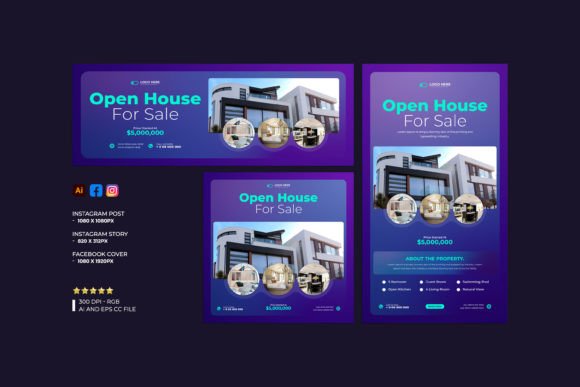 Download Real Estate Social Media Banner Template - Social media Collection