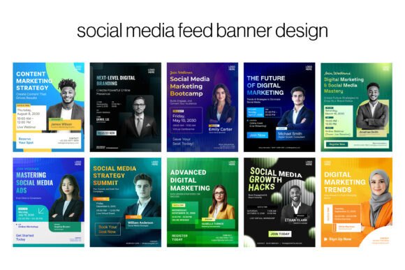 Download Bundles Social Media Feed Design - Social media Collection