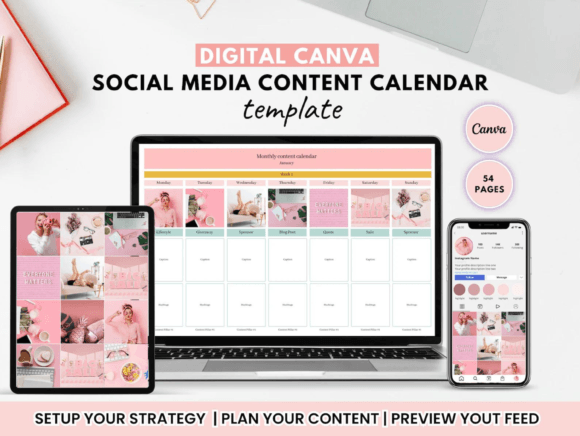 Download Social Media Content Canva Template - Social media Collection