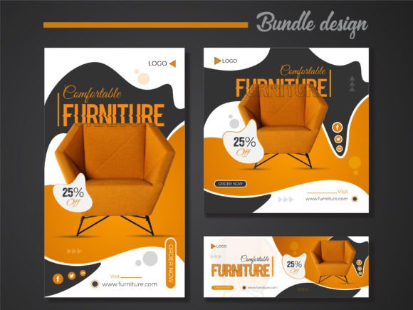 Download Furniture Social Media Bundle Template - Social media Collection