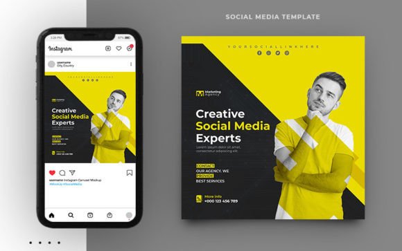 Download Social Media Marketing Banner Template - Social media Collection