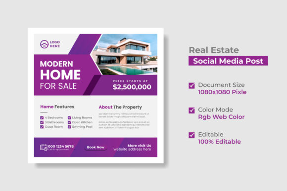 Download Real Estate Social Media Banner Template - Social media Collection