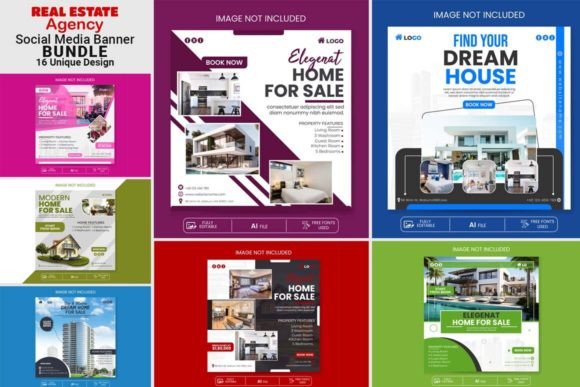 Download Real Estate Social Media Banner Template - Social media Collection