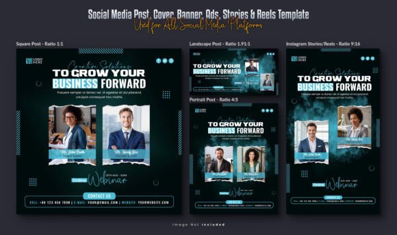 Download Business Social Media Templates - Social media Collection