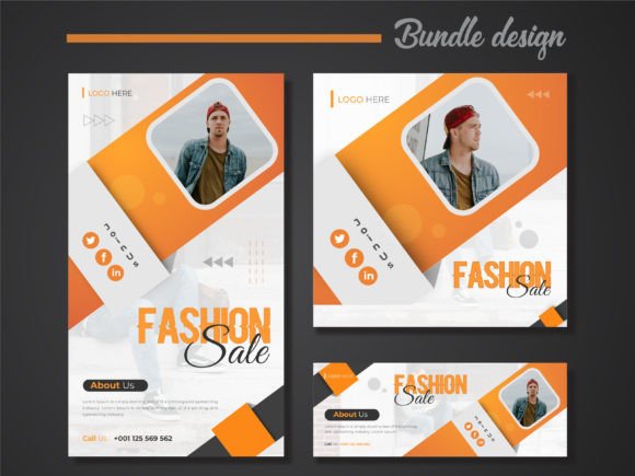 Download Fashion Sale Social Media Bundle Design - Social media Collection