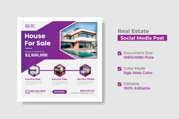 Download Real Estate Social Media Post - Social media Collection