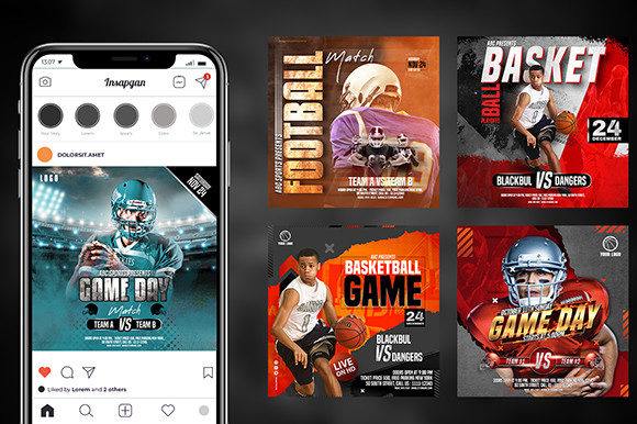 Download American Football Social Media Bundle - Social media Collection