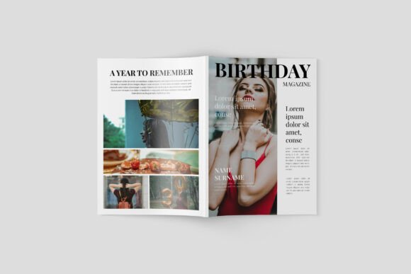 Download Birthday Magazine Template - Magazine Collection