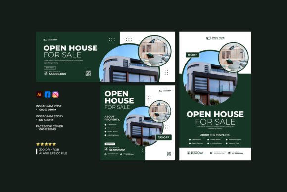 Download Real Estate Social Media Banner Template - Social media Collection