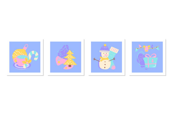 Download New Year and Xmas Social Media Post Set - Social media Collection